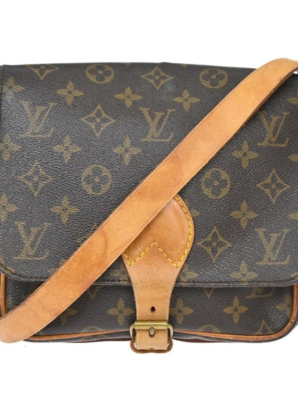 LOUIS VUITTON CARTOUCHIERE MM SHOULDER BAG